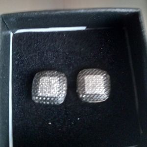 Designer Earrings 14k over sterling silver